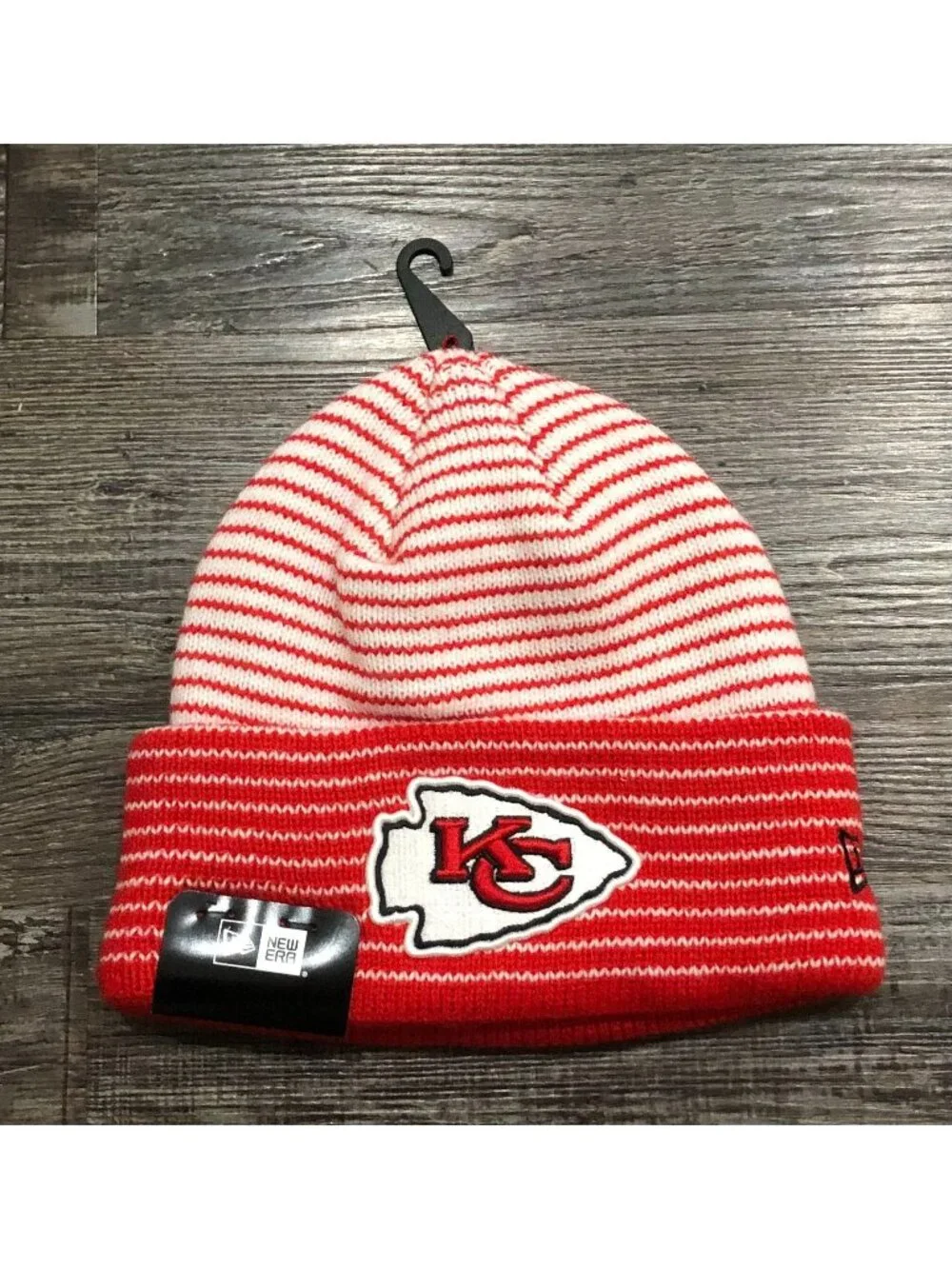 New Era Kansas City Chiefs Sideline Sport Beanie Sock Hat One Size New w Tags